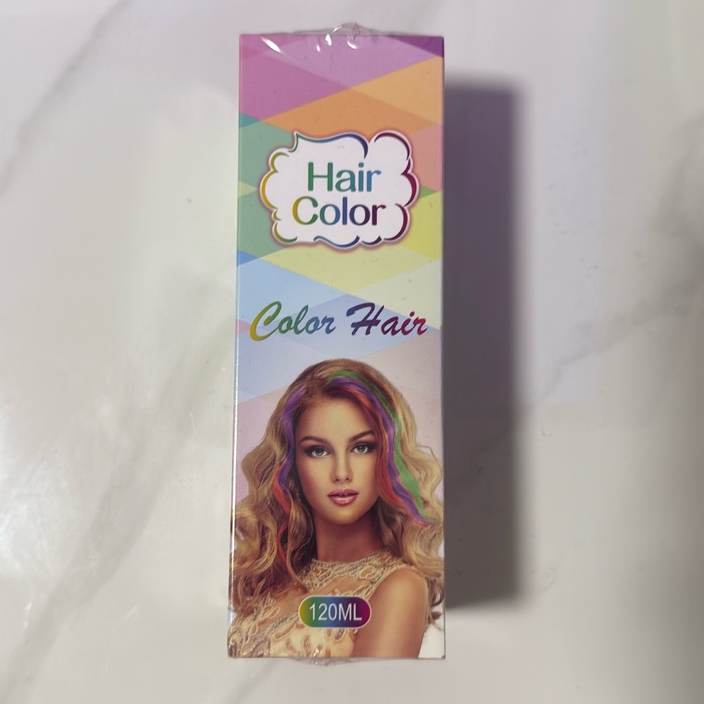 Gray hair color. Unopened